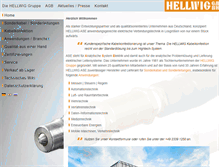 Tablet Screenshot of hellwig-ase.de